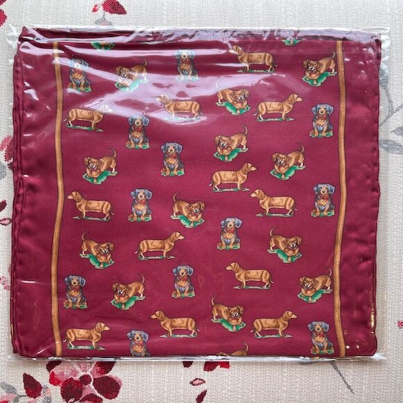 Vintage Oblong Silk Scarf - Picture 2 of 8